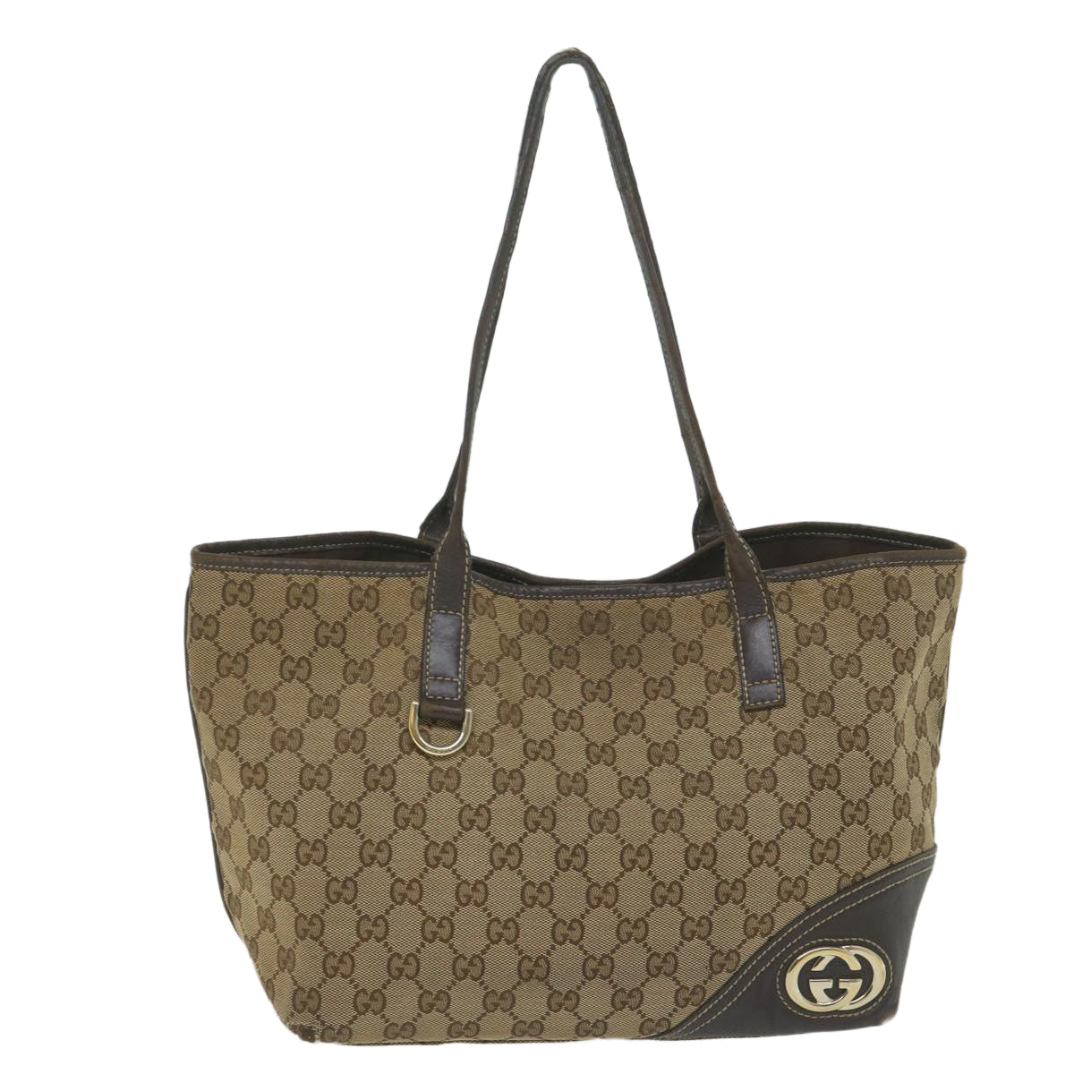 GUCCI GG Canvas Tote Bag Beige 169946 61653