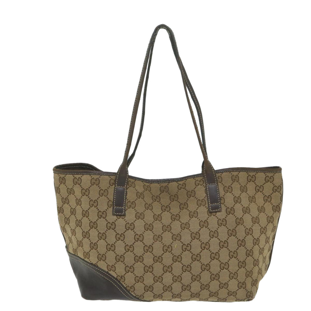 GUCCI GG Canvas Tote Bag Beige 169946 61653