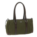 GUCCI Hand Bag Canvas Khaki 30458 61658