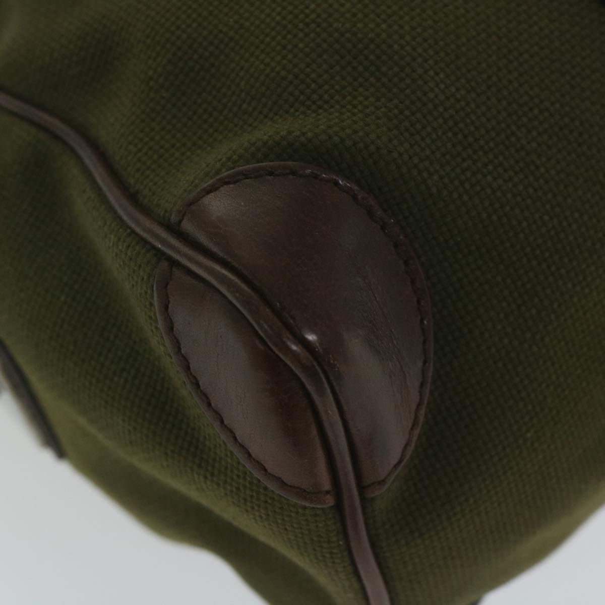GUCCI Hand Bag Canvas Khaki 30458 61658