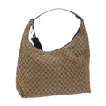 GUCCI GG Canvas Shoulder Bag Beige 61662