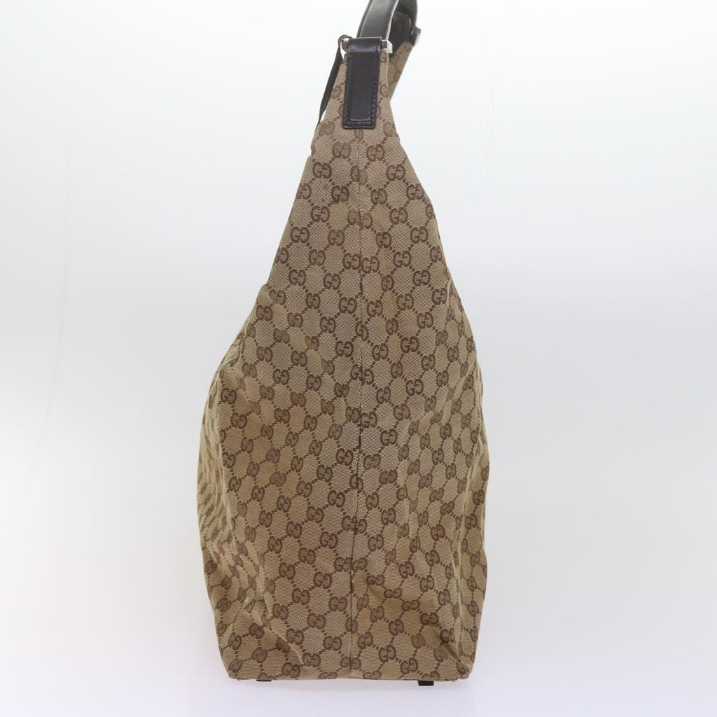 GUCCI GG Canvas Shoulder Bag Beige 61662