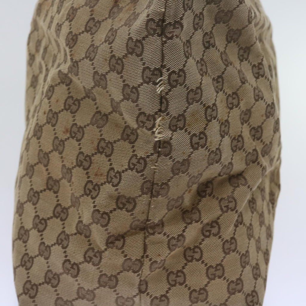 GUCCI GG Canvas Shoulder Bag Beige 61662