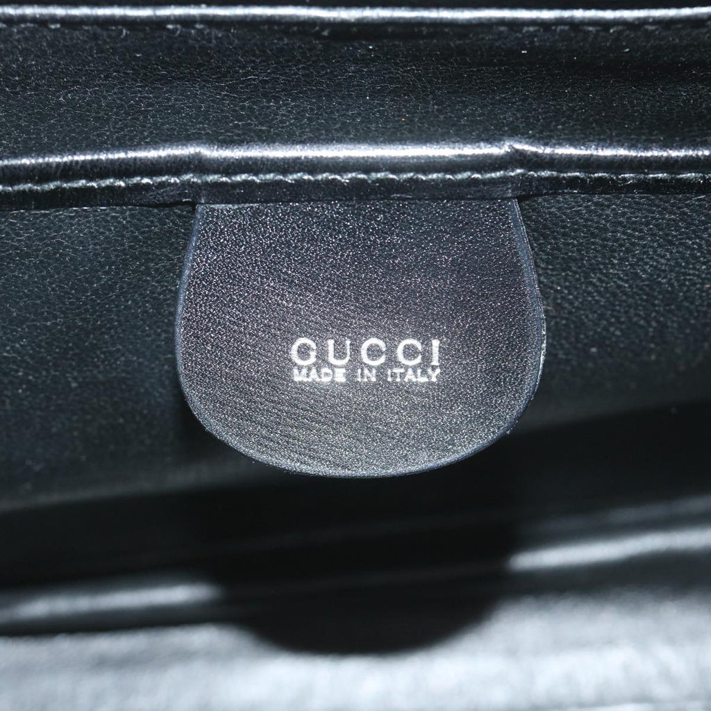 GUCCI Hand Bag Patent leather Black 000 781 0301 61691
