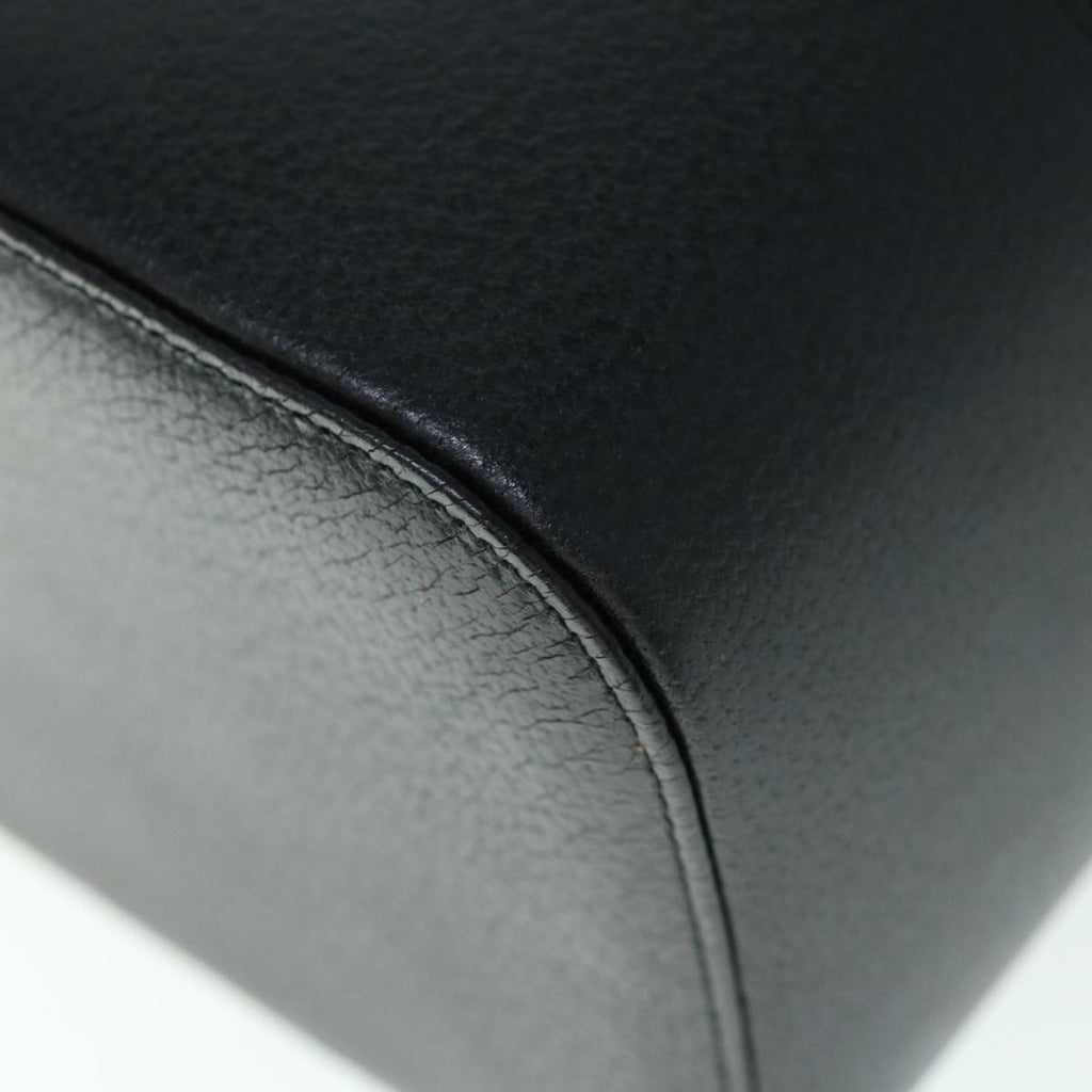 GUCCI Vanity Cosmetic Pouch Leather Black 039 1705 0710 61692