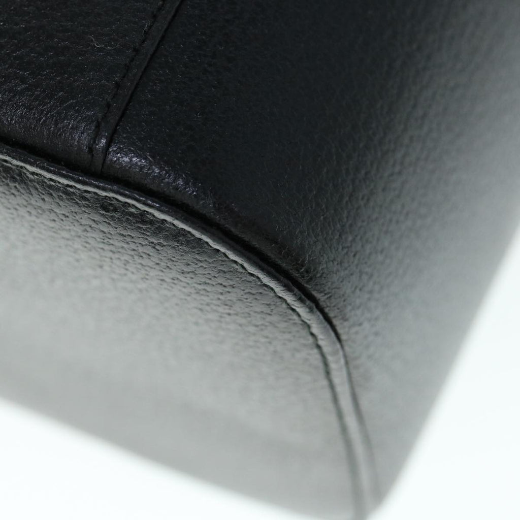 GUCCI Vanity Cosmetic Pouch Leather Black 039 1705 0710 61692