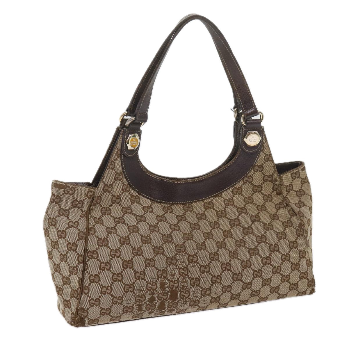 GUCCI GG Canvas Tote Bag Beige 61699