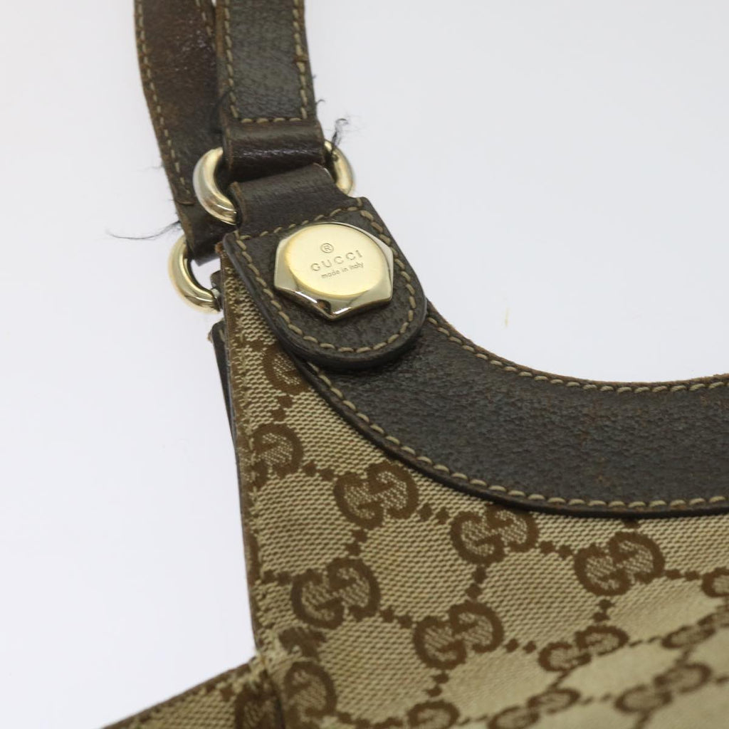 GUCCI GG Canvas Tote Bag Beige 61699