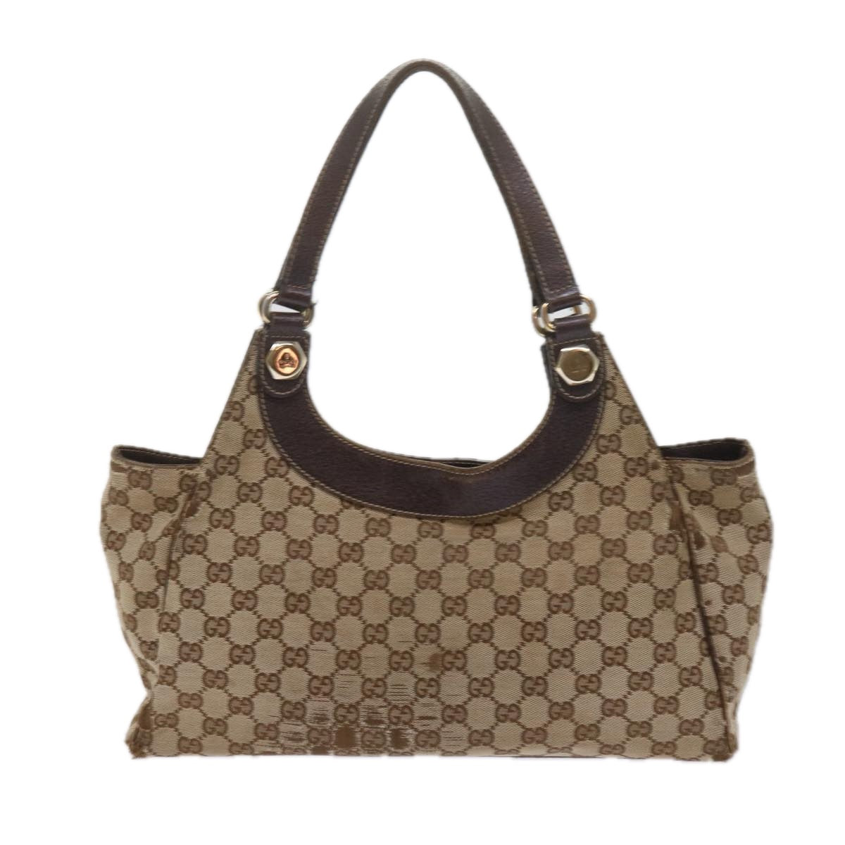 GUCCI GG Canvas Tote Bag Beige 61699