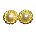 Vintage Chanel Mabe Pearl Earrings