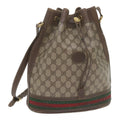GUCCI GG Supreme Web Sherry Line Shoulder Bag Beige Red 001 116 0933 61702