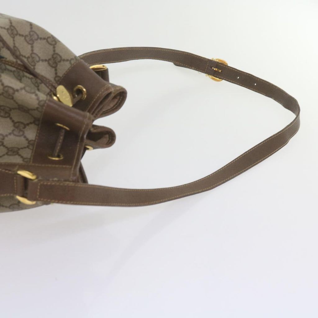 GUCCI GG Supreme Web Sherry Line Shoulder Bag Beige Red 001 116 0933 61702