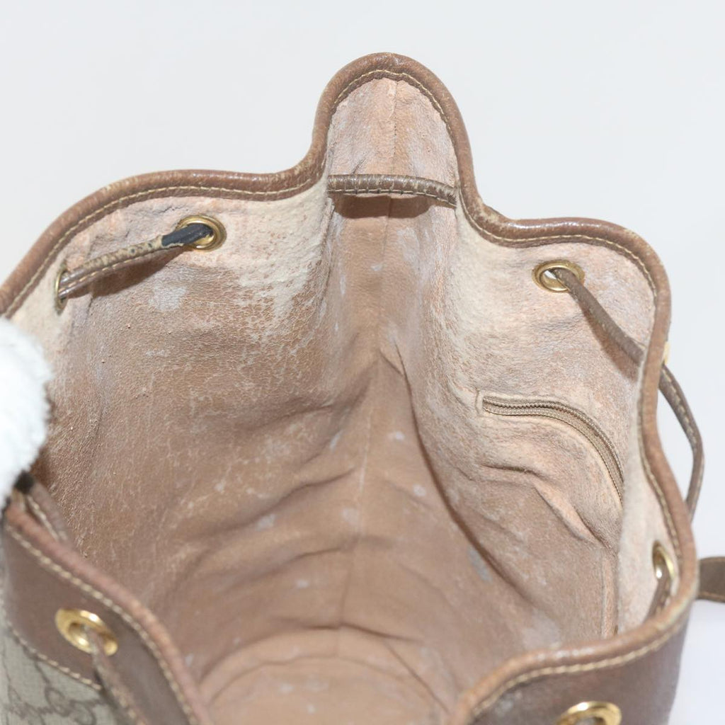 GUCCI GG Supreme Web Sherry Line Shoulder Bag Beige Red 001 116 0933 61702