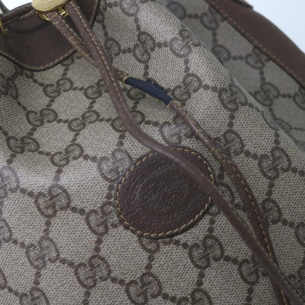 GUCCI GG Supreme Web Sherry Line Shoulder Bag Beige Red 001 116 0933 61702