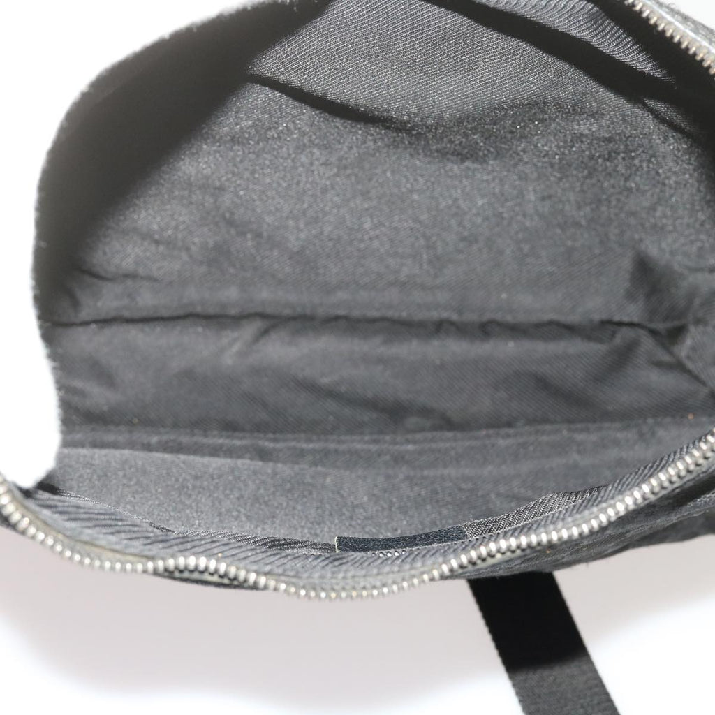 GUCCI GG Canvas Shoulder Bag Black 61704