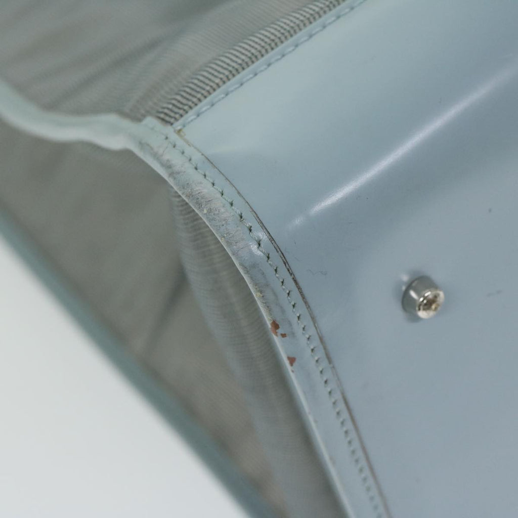 GUCCI Tote Bag Vinyl Light Blue 002 3754 0404 61705