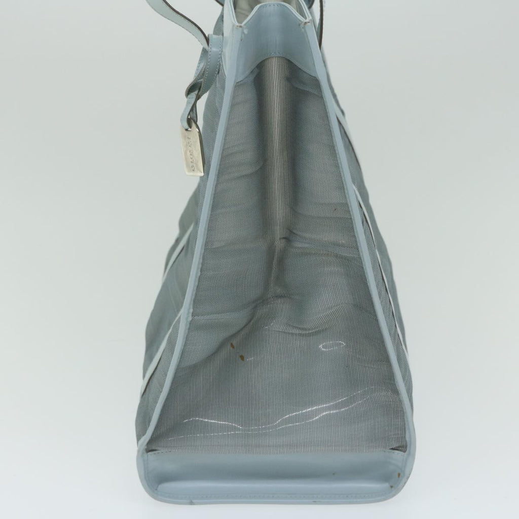 GUCCI Tote Bag Vinyl Light Blue 002 3754 0404 61705