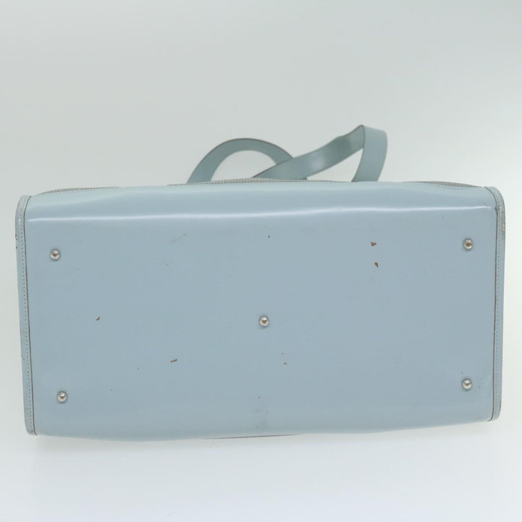 GUCCI Tote Bag Vinyl Light Blue 002 3754 0404 61705