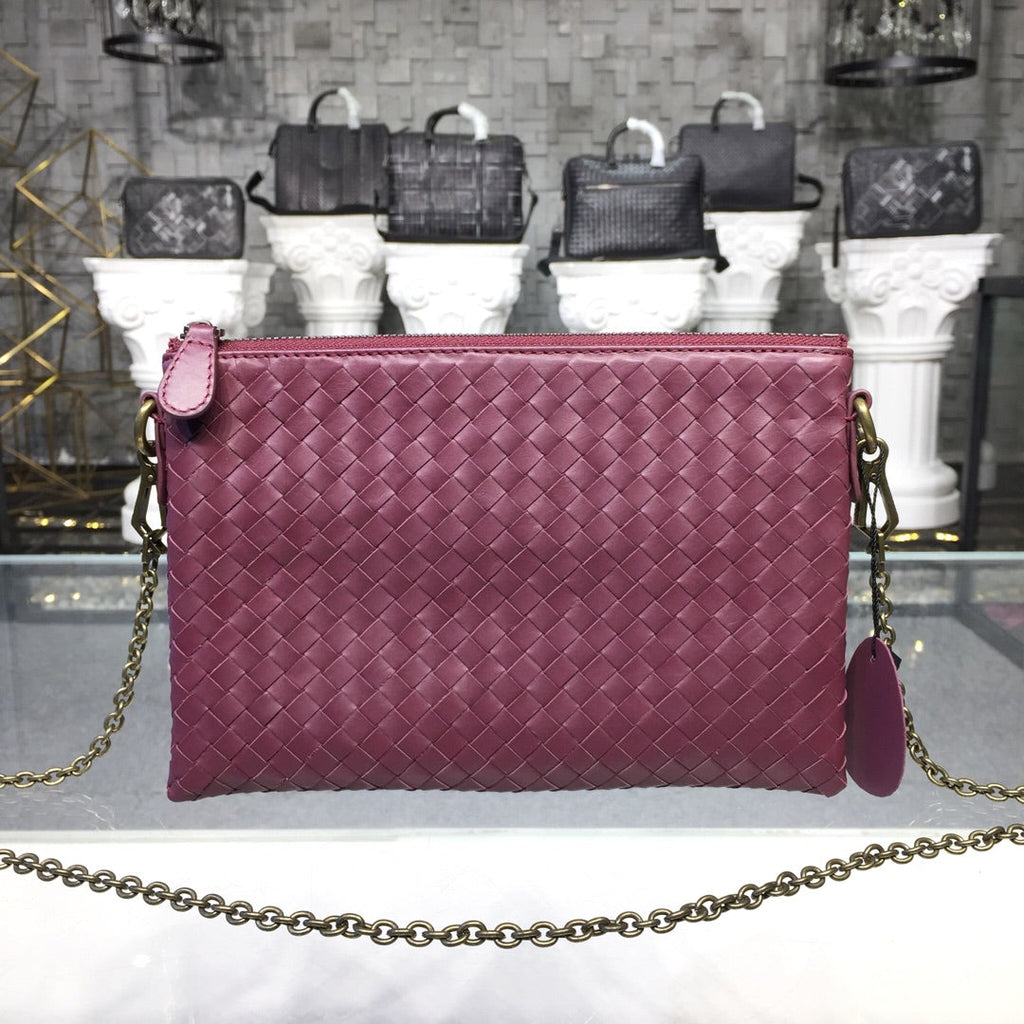 GLAMI Chain Shoulder Bag Dark Red, For Women, WomenÃƒÂ¢Ã¢â€šÂ¬Ã¢â€žÂ¢s Bags 9.6in/24.5cm