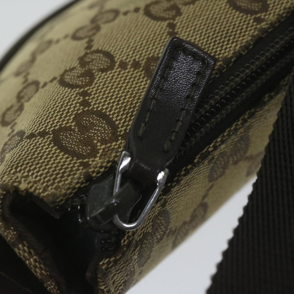 GUCCI GG Canvas Shoulder Bag Beige 147671 61787