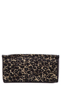 Dries Van Noten Black Croc Embossed Clutch