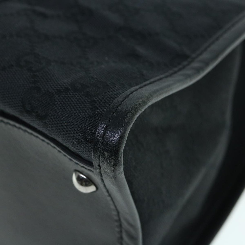 GUCCI GG Canvas Shoulder Bag Black 61801