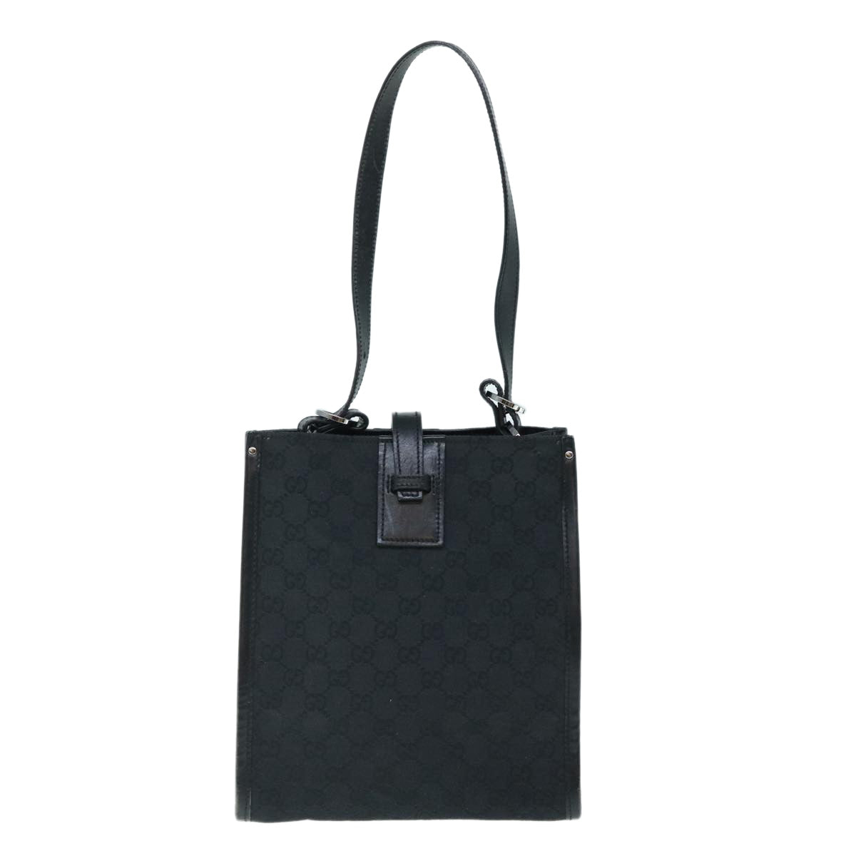 GUCCI GG Canvas Shoulder Bag Black 61801