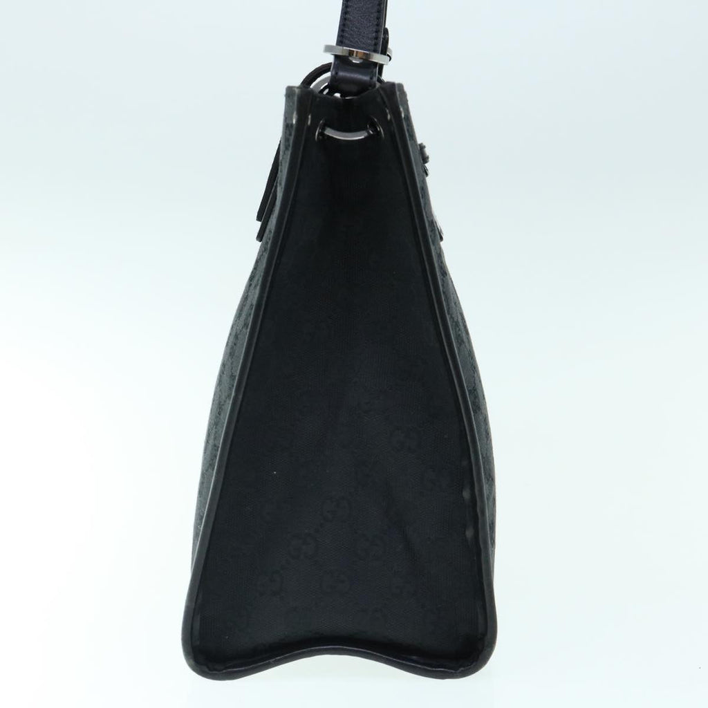 GUCCI GG Canvas Shoulder Bag Black 61801