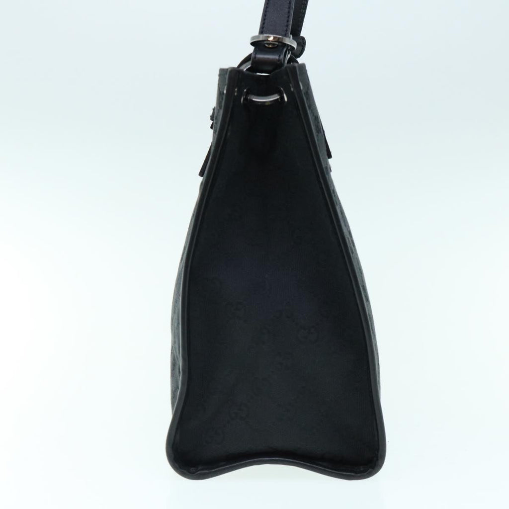 GUCCI GG Canvas Shoulder Bag Black 61801