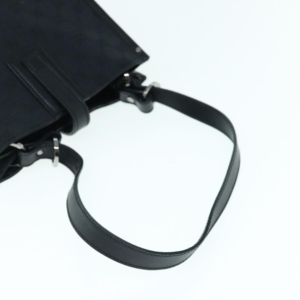 GUCCI GG Canvas Shoulder Bag Black 61801