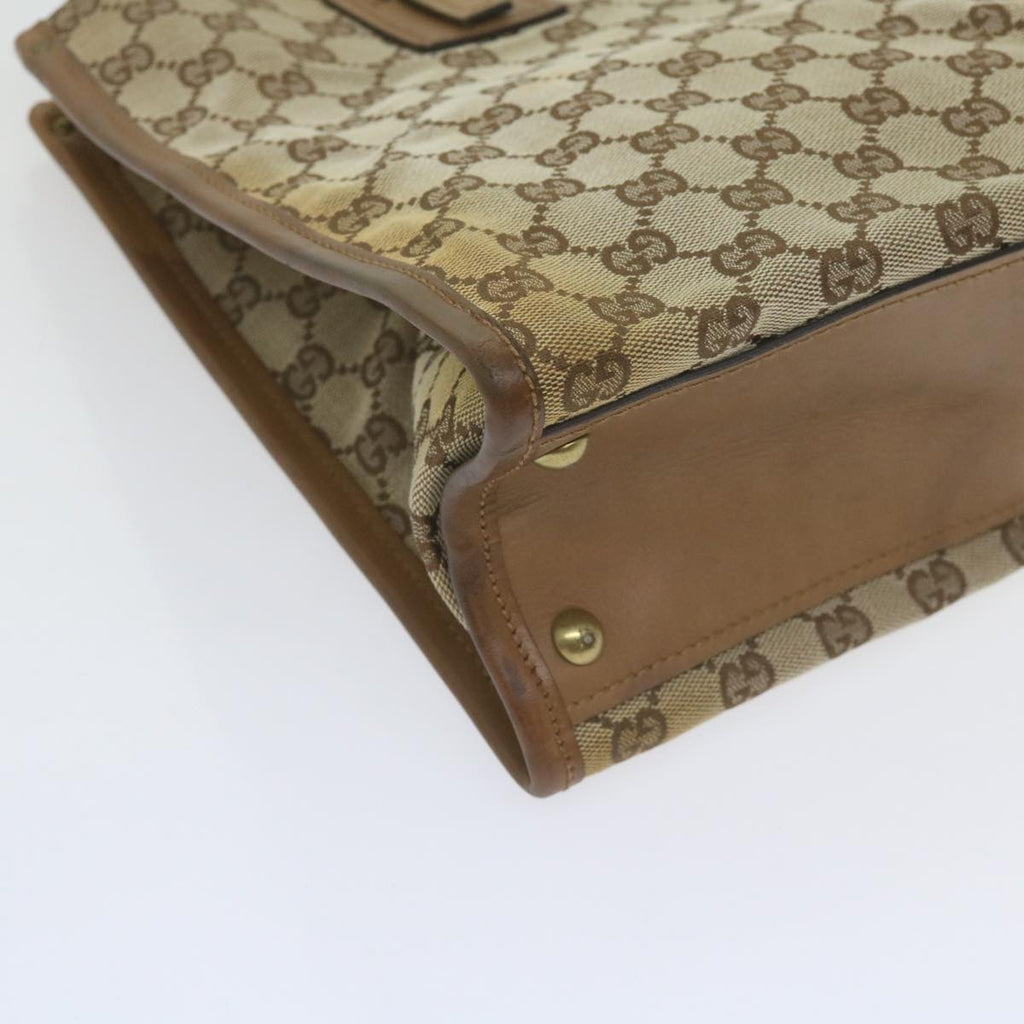 GUCCI GG Canvas Shoulder Bag Beige 110292 61802