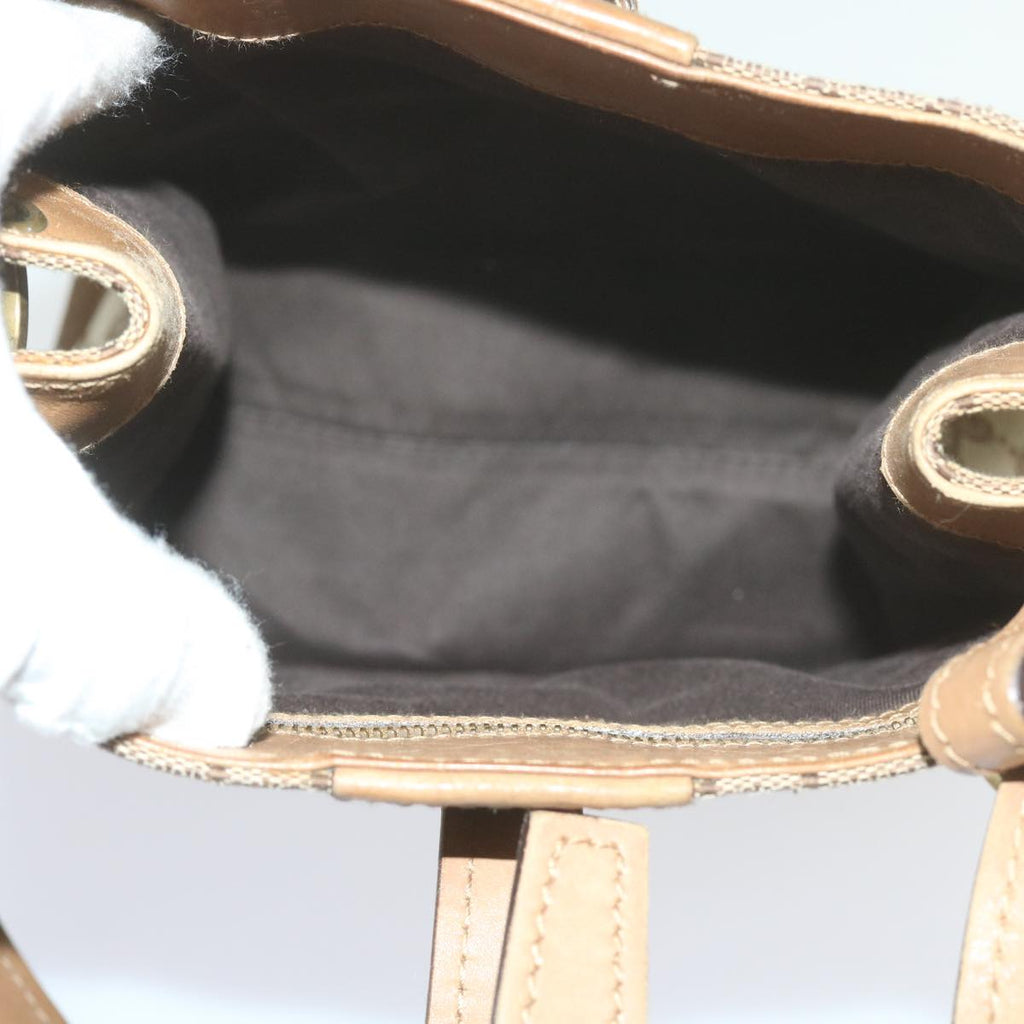 GUCCI GG Canvas Shoulder Bag Beige 110292 61802