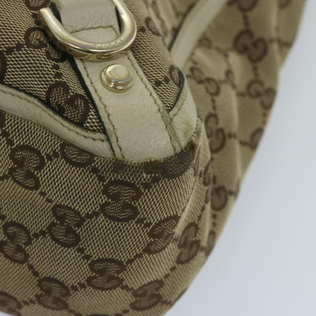 GUCCI GG Canvas Tote Bag Beige 170004 61842