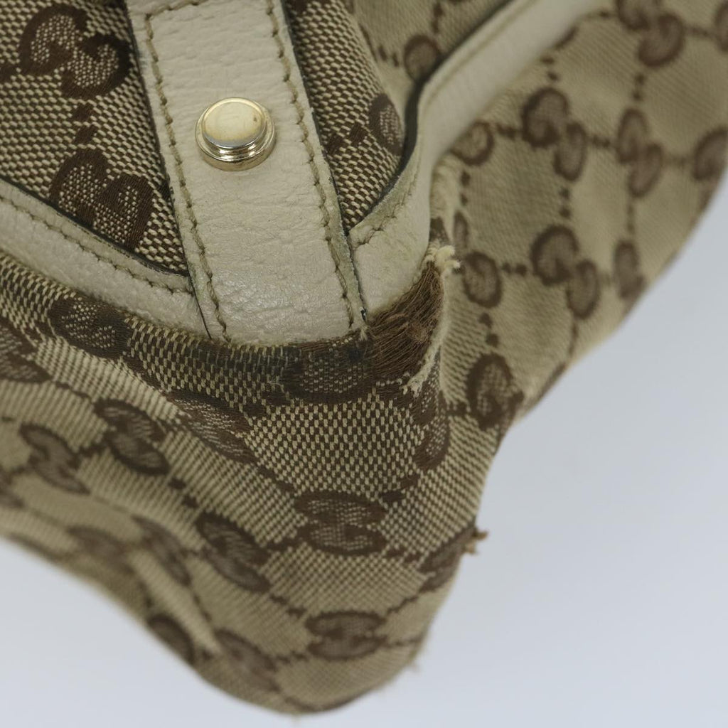 GUCCI GG Canvas Tote Bag Beige 170004 61842