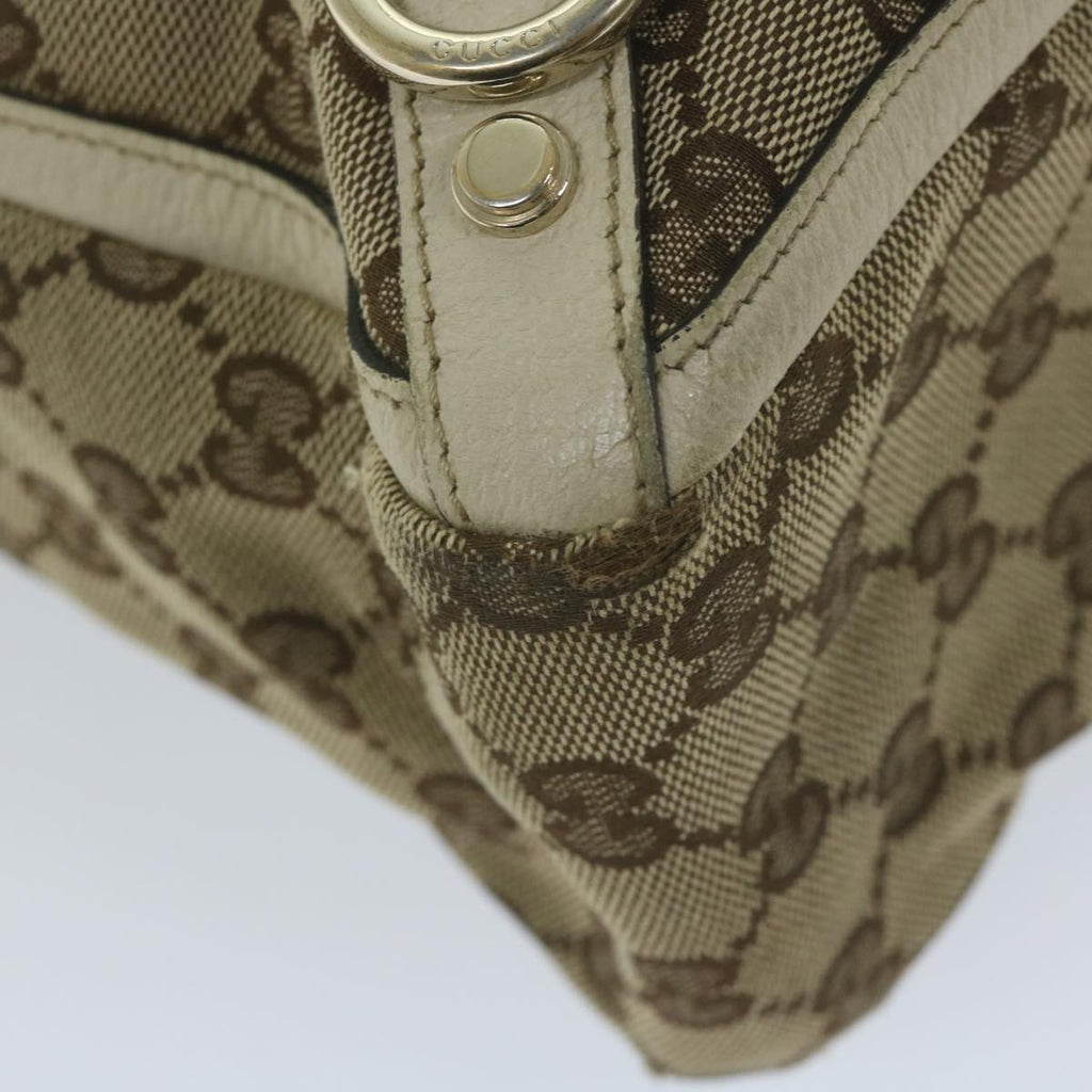 GUCCI GG Canvas Tote Bag Beige 170004 61842