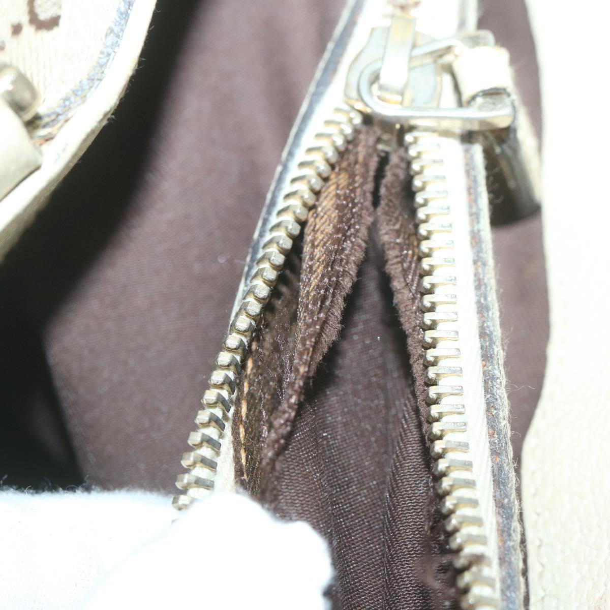 GUCCI GG Canvas Tote Bag Beige 170004 61842