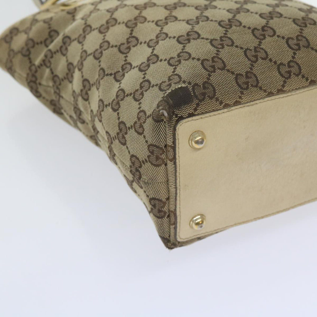 GUCCI GG Canvas Tote Bag Beige 120840 61846