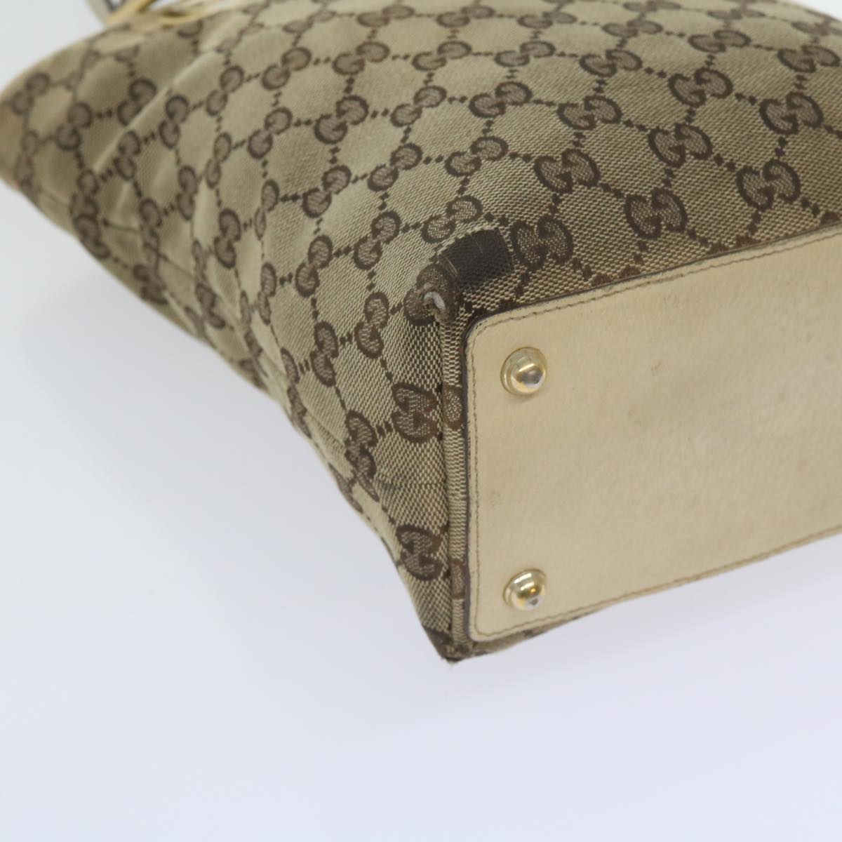 GUCCI GG Canvas Tote Bag Beige 120840 61846