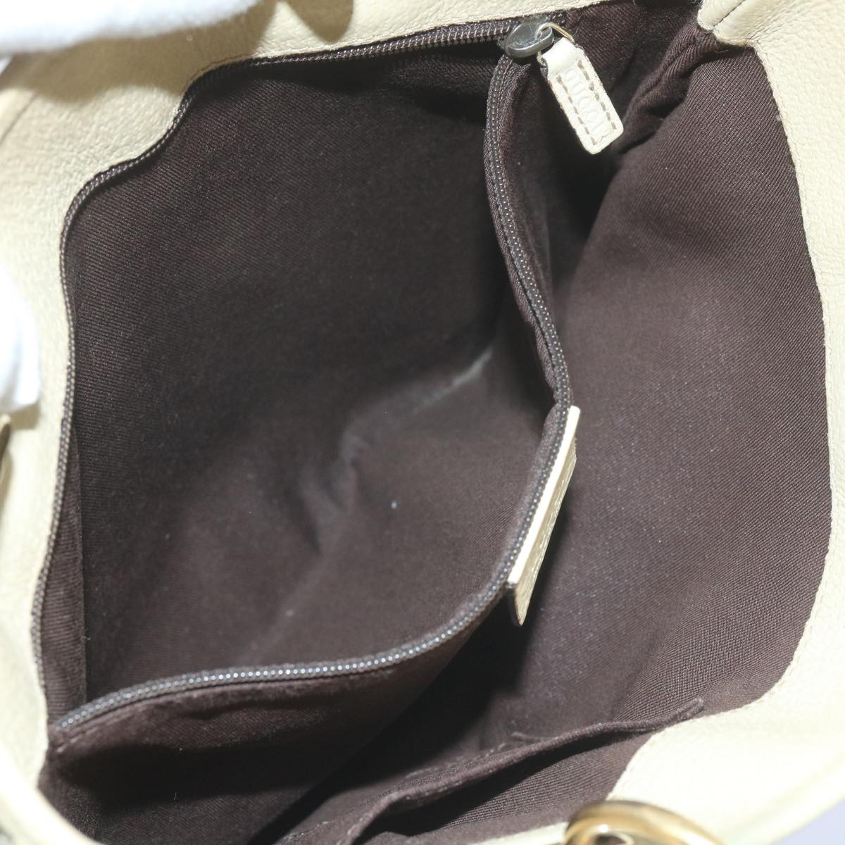 GUCCI GG Canvas Tote Bag Beige 120840 61846