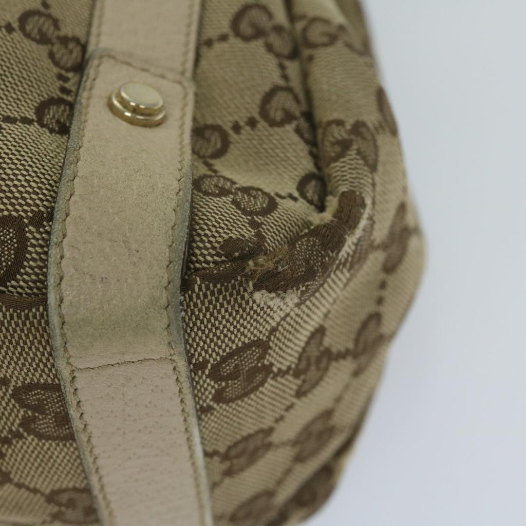 GUCCI GG Canvas Tote Bag Beige 130736 61847
