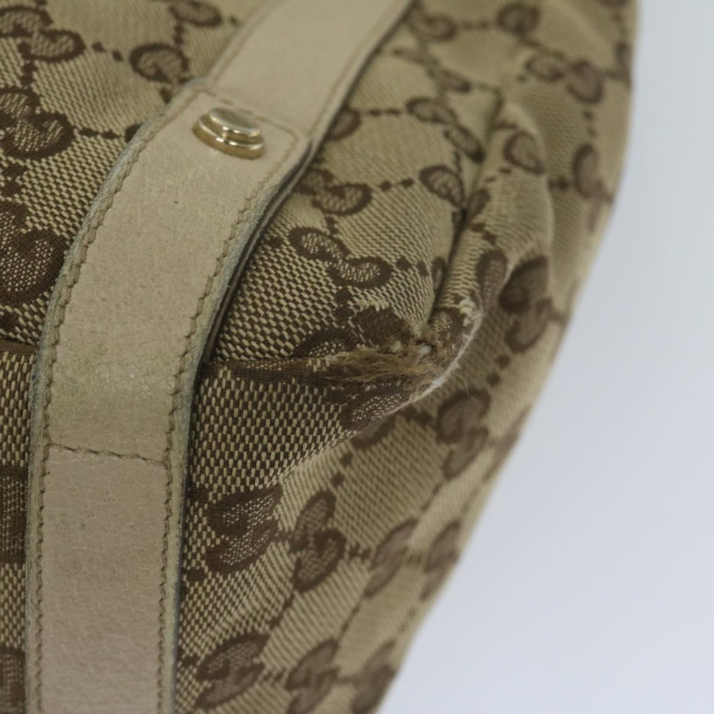 GUCCI GG Canvas Tote Bag Beige 130736 61847