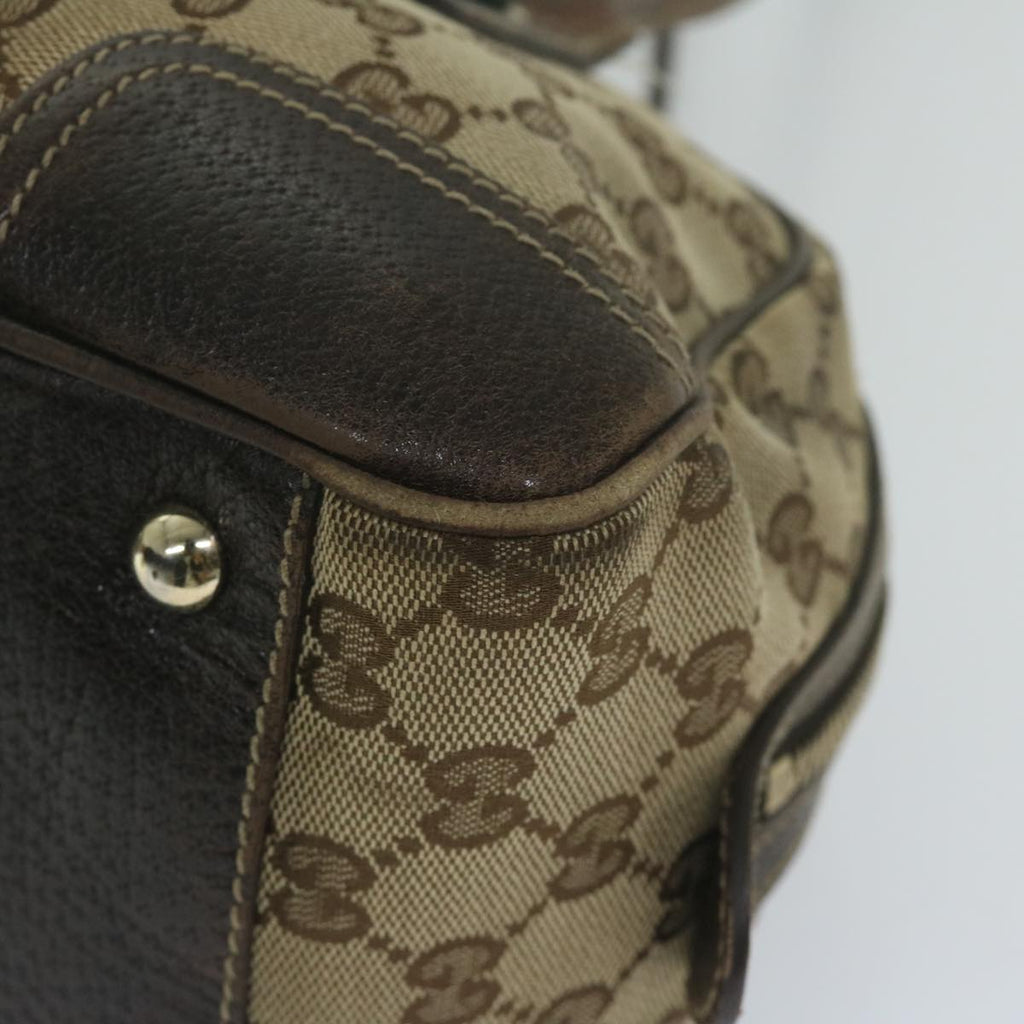 GUCCI GG Canvas Web Sherry Line Tote Bag Beige Red Green 161720 61848