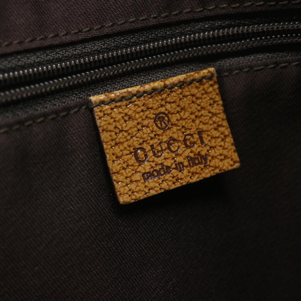 GUCCI GG Canvas Tote Bag Beige 113019 61850