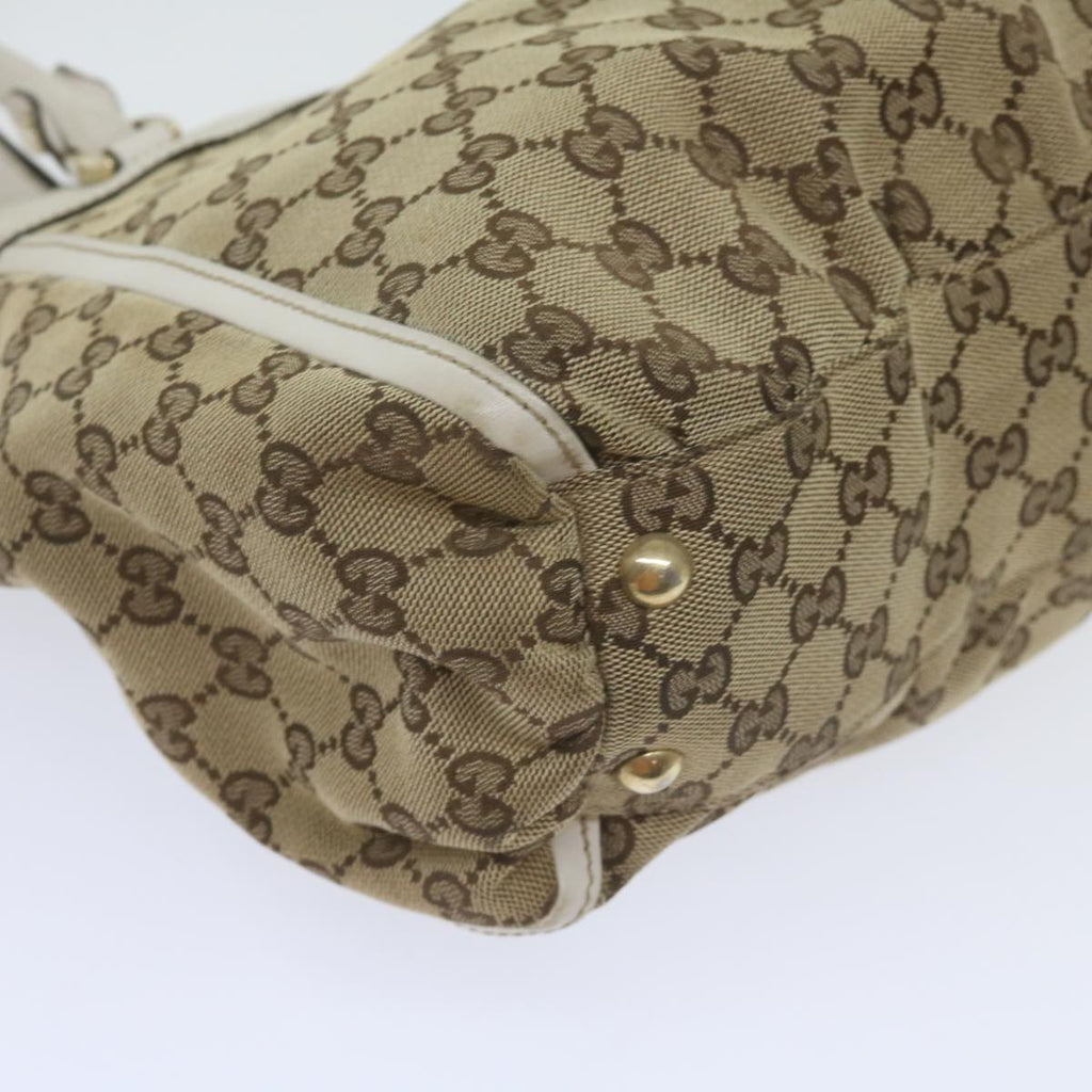 GUCCI GG Canvas Tote Bag Beige 189831 61851