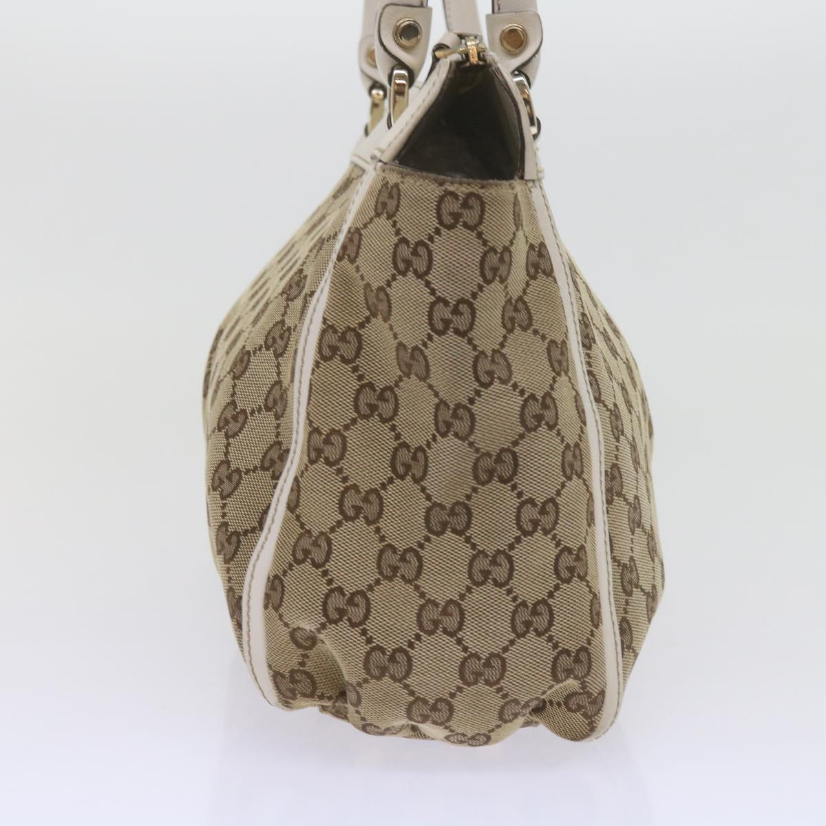 GUCCI GG Canvas Tote Bag Beige 189831 61851