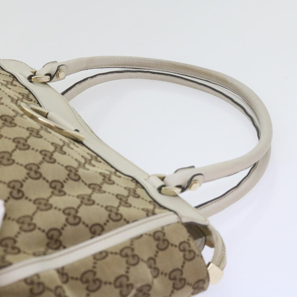 GUCCI GG Canvas Tote Bag Beige 189831 61851