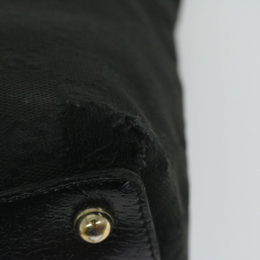 GUCCI GG Canvas Tote Bag Black 120840 61899