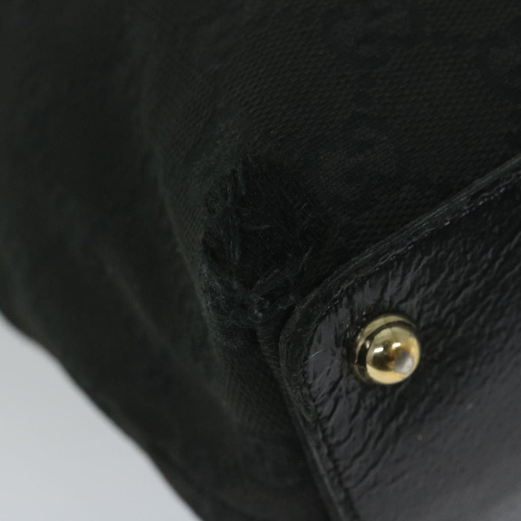 GUCCI GG Canvas Tote Bag Black 120840 61899