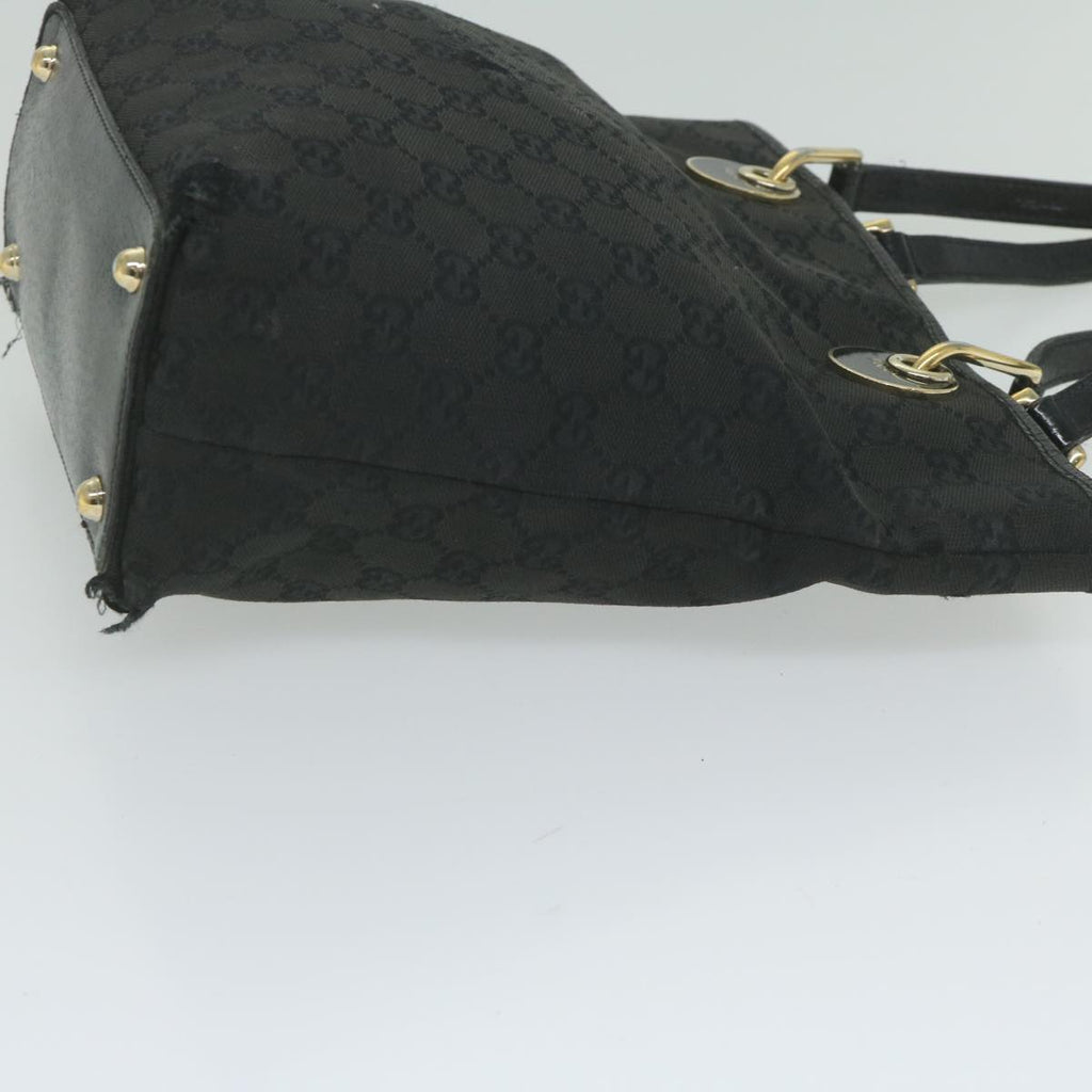 GUCCI GG Canvas Tote Bag Black 120840 61899
