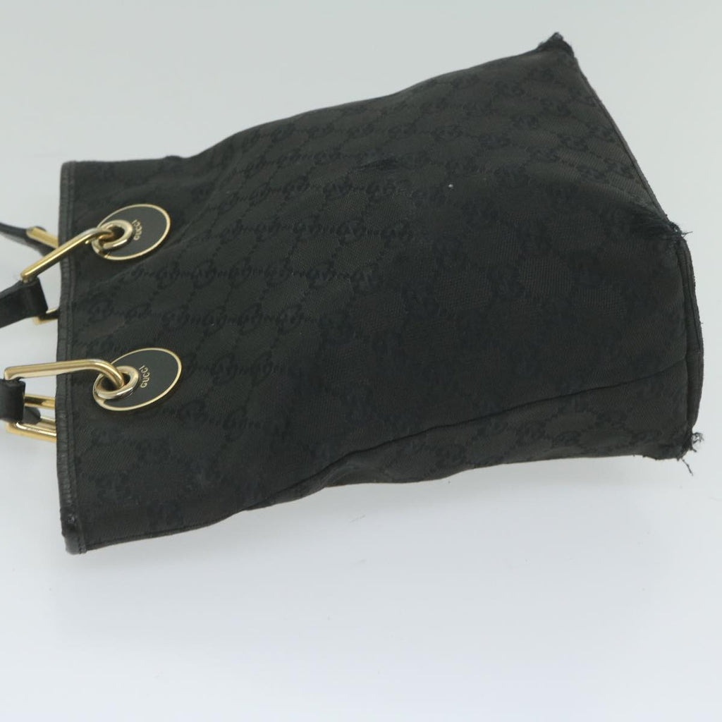 GUCCI GG Canvas Tote Bag Black 120840 61899